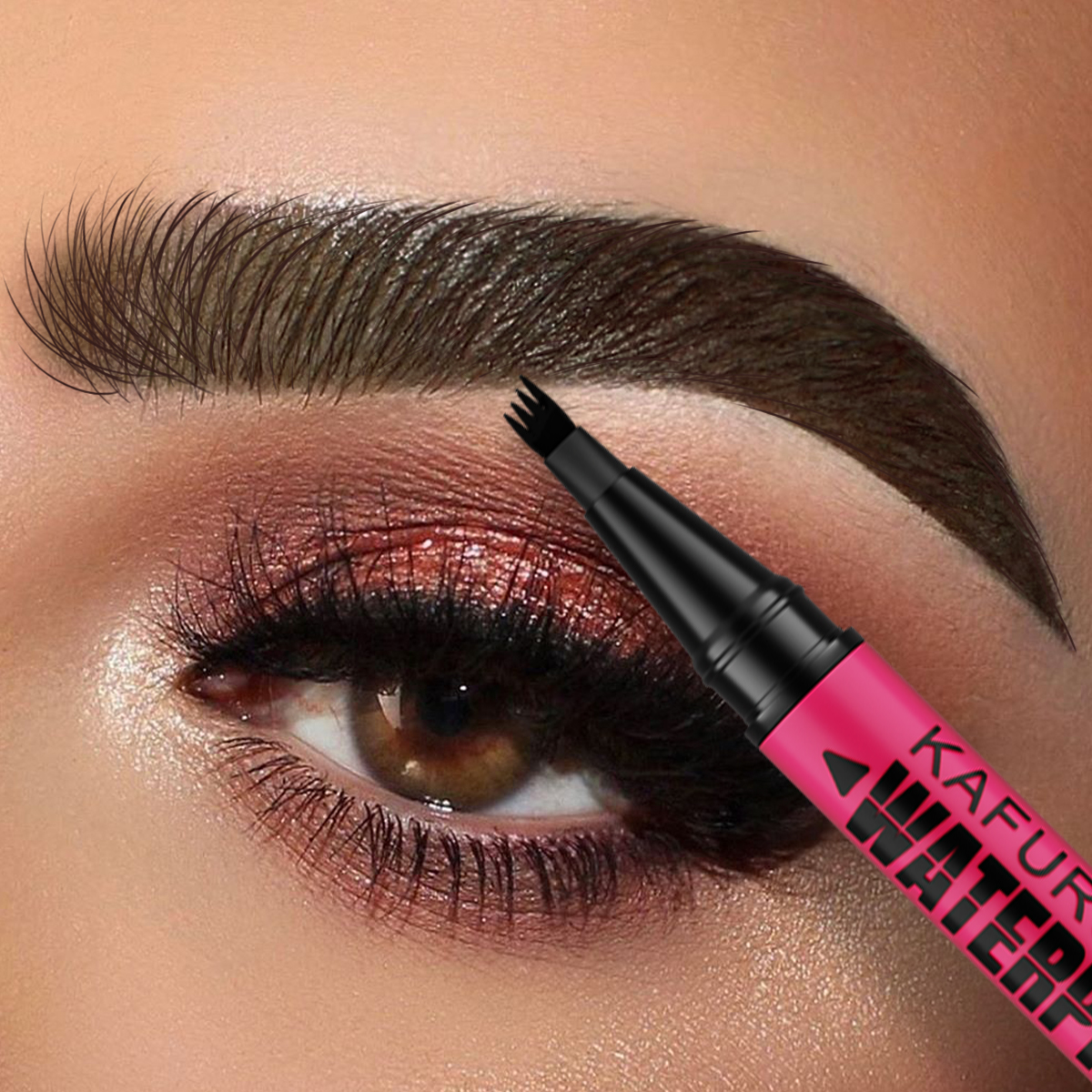 3-color Waterproof eyebrow pen - Eyebrow Pomade Pencil reseña y precio