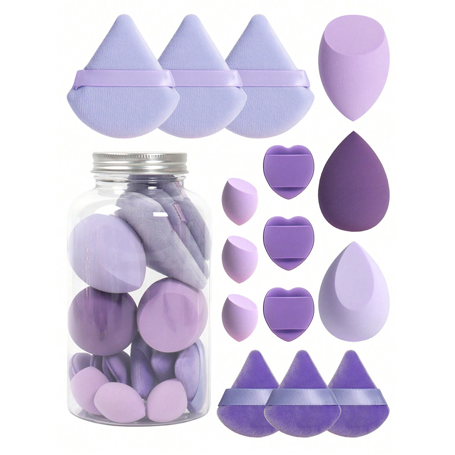 Set of 15 makeup sponges with  - Beauty Bay Makeup reseña y precio